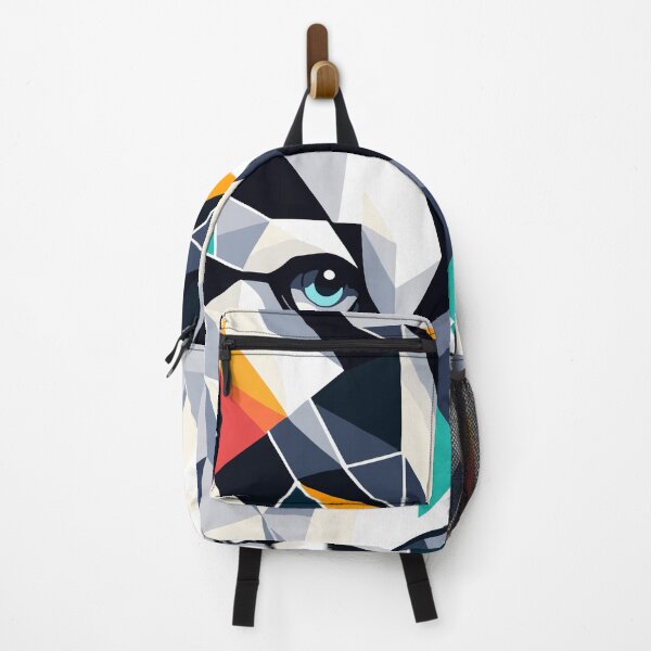 Item preview, Siberian Husky Polygonal Portrait: Sleek Canine Art designed and sold by Amanda-S-Olsen.