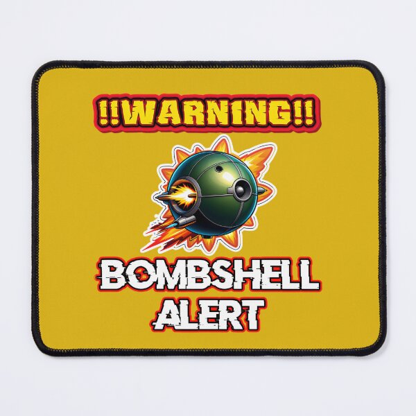 Item preview, Warning Bombshell Alert Logo designed and sold by TheArtOfPat.