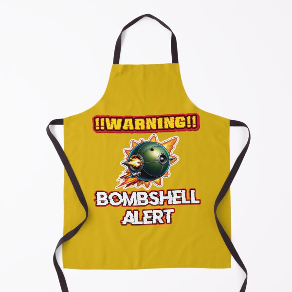 Item preview, Warning Bombshell Alert Logo designed and sold by TheArtOfPat.