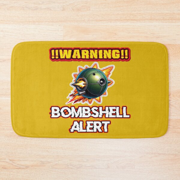 Item preview, Warning Bombshell Alert Logo designed and sold by TheArtOfPat.