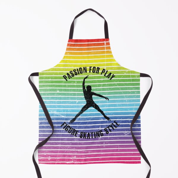 Item preview, Black silhouette of a man skating against the background of rainbow stripes designed and sold by HarridanCreates.