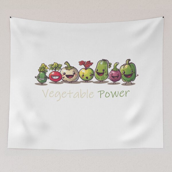 Artikelvorschau, Copy of Cute Vegtable Characters Vegetable Power entworfen und verkauft von Samanthi007.