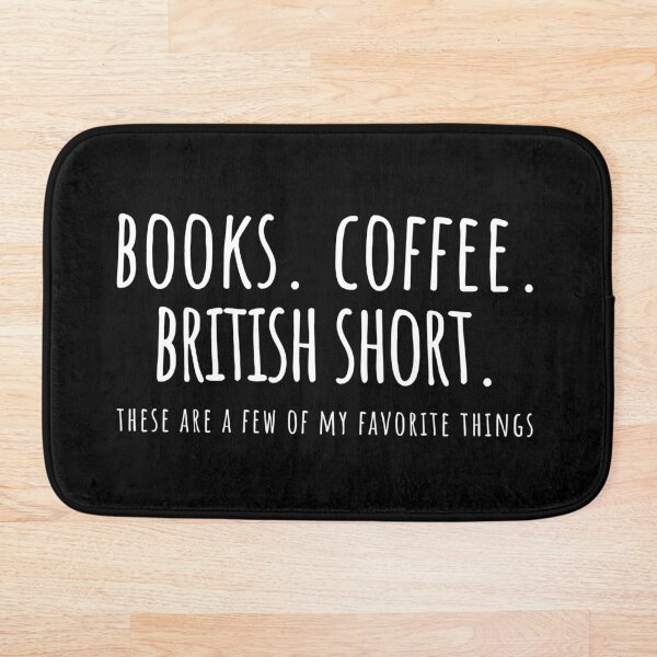 Item preview, LIBROS minimalistas. CAFÉ. CORTO BRITÁNICO. Estas son algunas de mis cosas favoritas Lema divertido del gato corto británico designed and sold by CanvasThread.