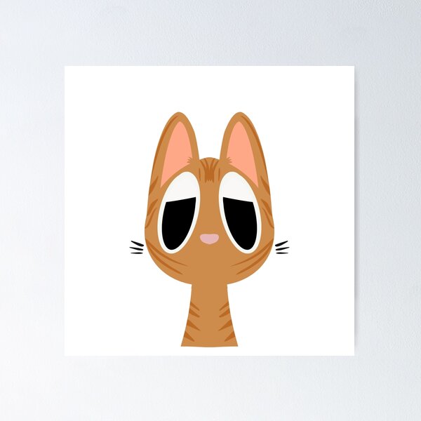 Item preview, Angry orange cat  designed and sold by Cixrra.
