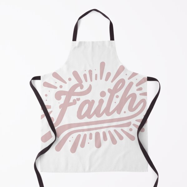 Item preview, Faith - Rose Neutral Inspirational Typography - Christian Wall Art designed and sold by HahaHandlesHub.