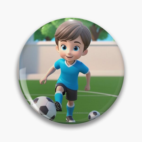 Item preview, Dylan Playing Soccer designed and sold by ArtsyTeegee.