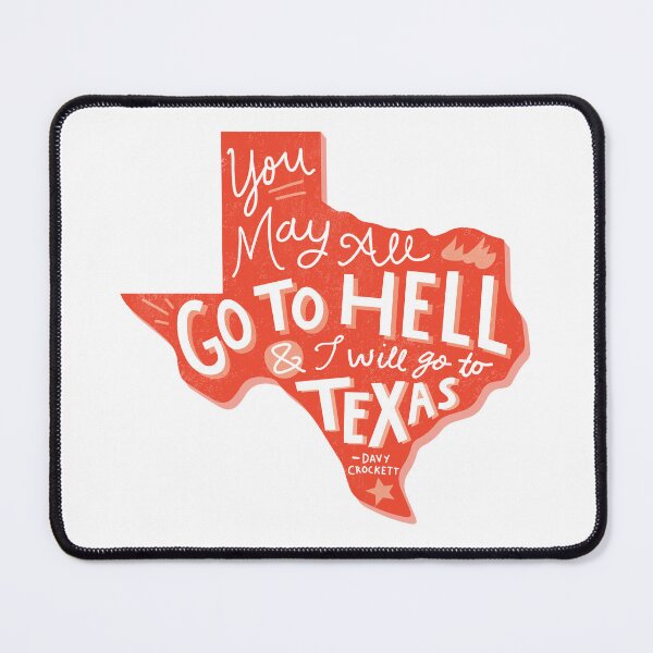Item preview, Texas State Davy Crockett Hand Lettered Quote designed and sold by CourtneyMayo.