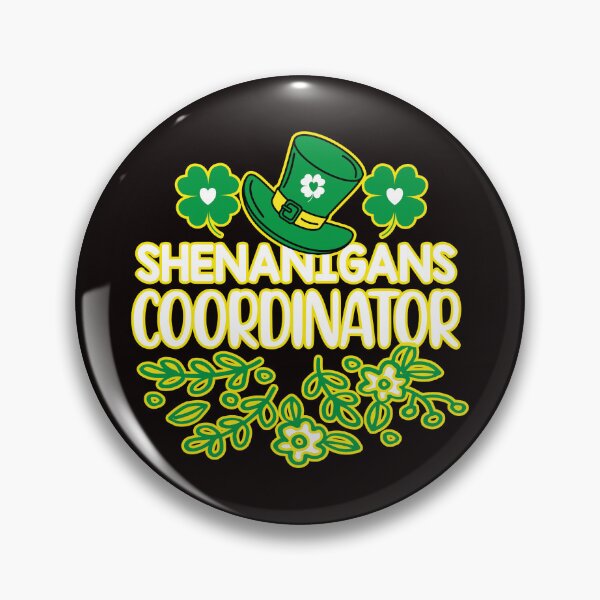 Item preview, Shenanigans Coordinator: Irish top hat with shamrocks with hearts. designed and sold by JoyOfHopeStore.