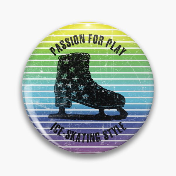 Item preview, Black silhouette of skate against the background of rainbow stripes designed and sold by HarridanCreates.