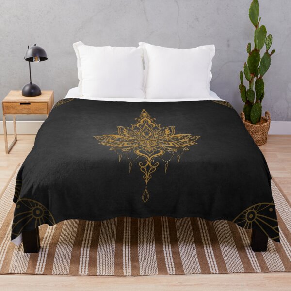 Item preview, Noble golden lotus flower. designed and sold by nicky2342.