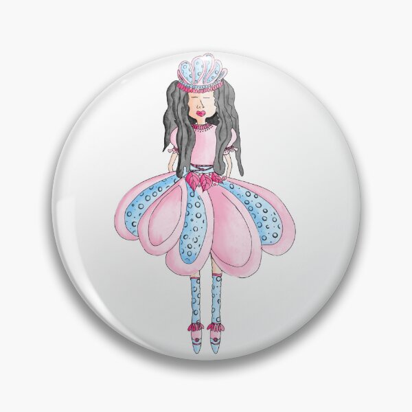 Item preview, Bailarina rosada, bailarina con trenzas, delicada designed and sold by DGFerredon.