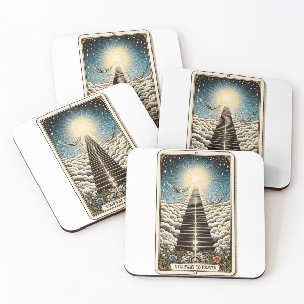 Item preview, Stairway to heaven mystical tarot card art  designed and sold by WindInMay.