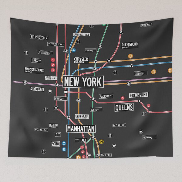 Item preview, new york subway map nyc metro designed and sold by oliver polanski.