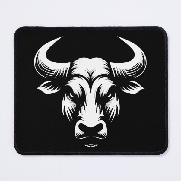 Item preview, Fierce Bull Silhoutte, Wild Animals, Animal Silhoutte designed and sold by SnuggleSafari.