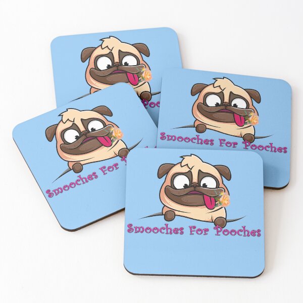 Item preview, SMOOCHES FOR POOCHES, ESPECIALY FRENCH BULLDOGS, HAVE A LOOK AT THIS DESIGN ON T-SHIRTS  designed and sold by Barbara Jean Photo Art And Design.