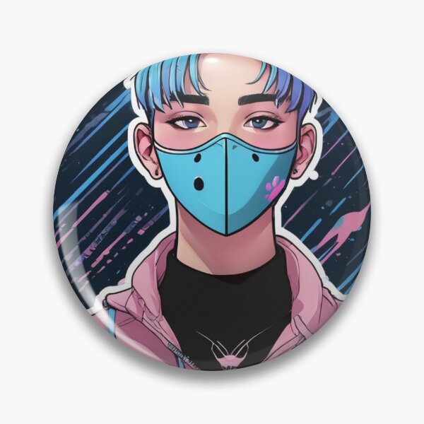 Item preview, "Electric Blue & Pink: Unique Merch Design Unveiled!" designed and sold by Eandbeyond.