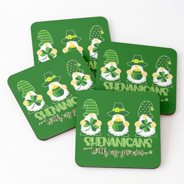 Item preview, Mischief Makers: St. Patrick's Day Gnomes & Their Clover Shenanigans Updated designed and sold by FebricFusion.
