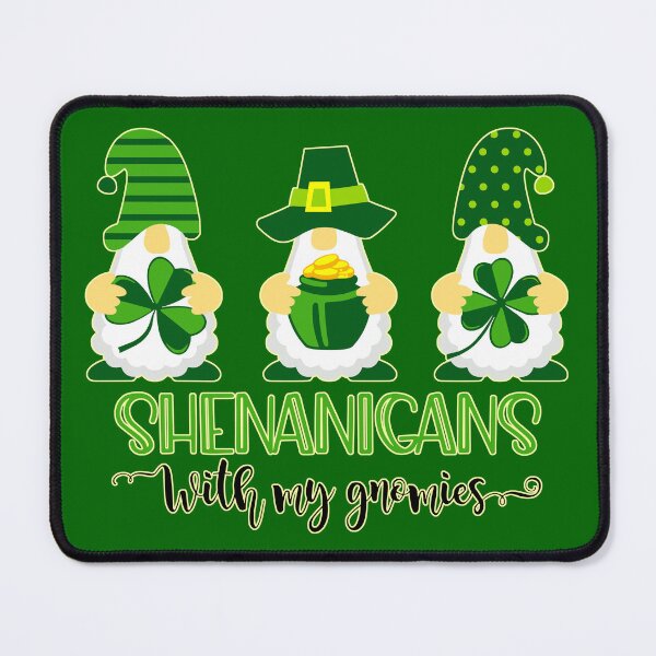 Item preview, Mischief Makers: St. Patrick's Day Gnomes & Their Clover Shenanigans Updated designed and sold by FebricFusion.
