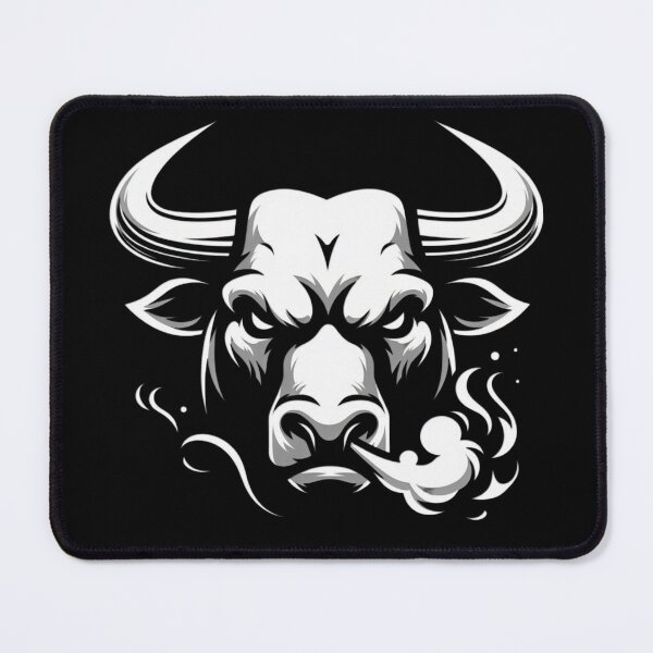 Item preview, Angry Bull Silhoutte, Wild Animals, Animal Silhoutte designed and sold by SnuggleSafari.