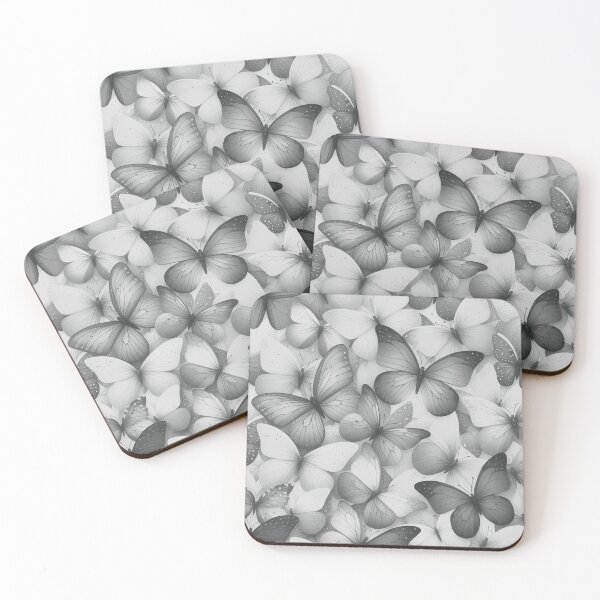 Item preview, Butterfly Pattern in Black & White  designed and sold by MysticForest18.