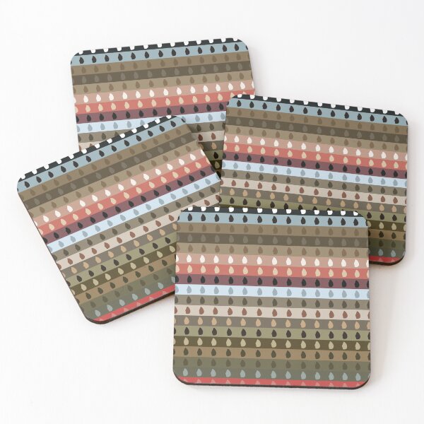 Item preview, Colorful Stripe Tribal Art designed and sold by Nisha Prabhu.