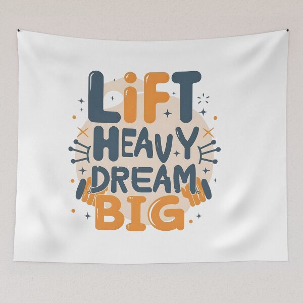 Item preview, Abstract Strength: Lift Heavy, Dream Big T-Shirt designed and sold by Sahil Randhawa.