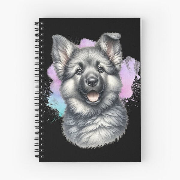 Item preview, Silver German Shepherd Puppy designed and sold by critterpatchusa.