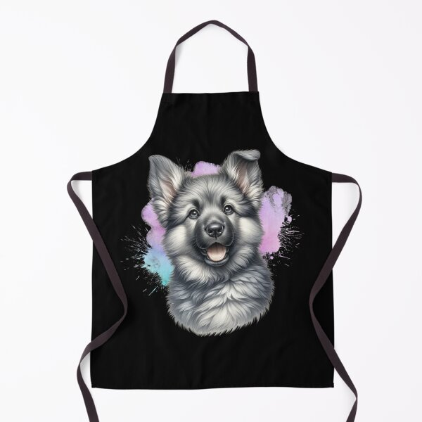 Item preview, Silver German Shepherd Puppy designed and sold by critterpatchusa.