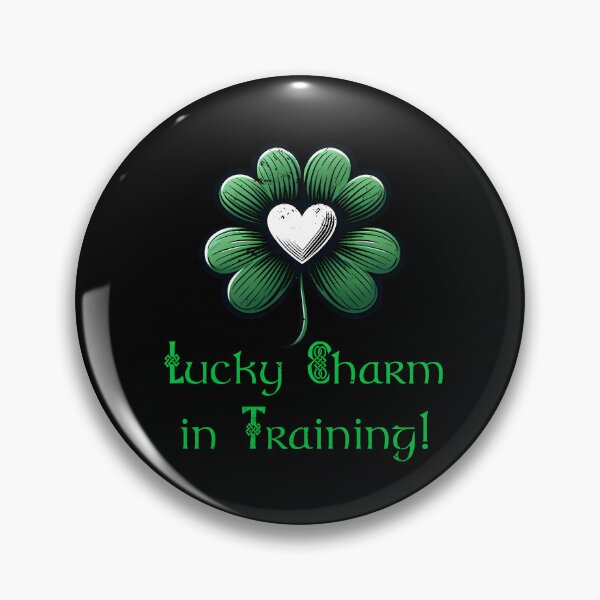 Item preview,  St Patrick Day Shamrock Lucky Charm on Training!  designed and sold by Irbisinthebox.