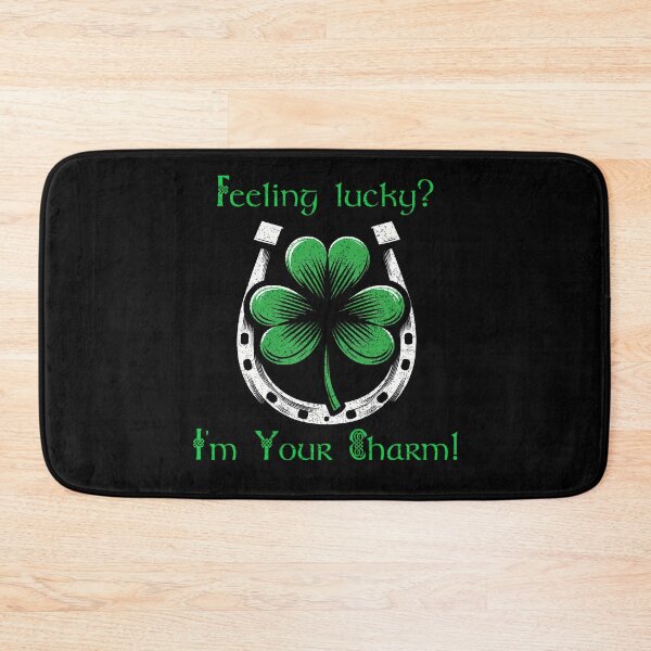 Item preview, St Patrick Day Shamrock Feeling lucky? I'm Your Charm!  designed and sold by Irbisinthebox.