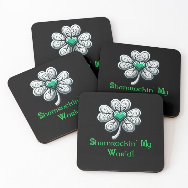Item preview, St Patrick Day Shamrock Shamrockin My World!  designed and sold by Irbisinthebox.