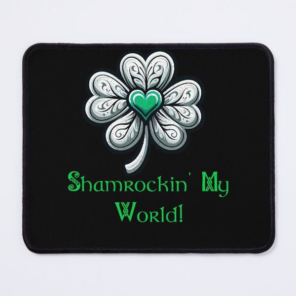 Item preview, St Patrick Day Shamrock Shamrockin My World! designed and sold by Irbisinthebox.