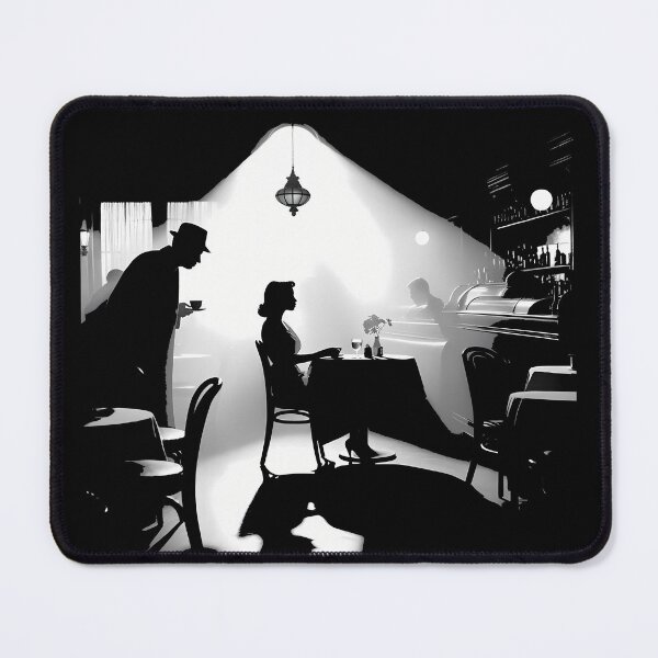 Item preview, Café Noir Silhouette Encounter designed and sold by TeeTown Treasure.
