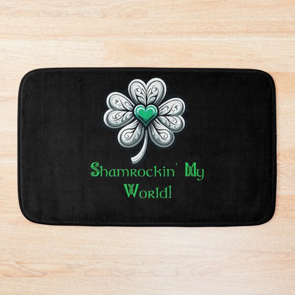 Item preview, St Patrick Day Shamrock Shamrockin My World!  designed and sold by Irbisinthebox.