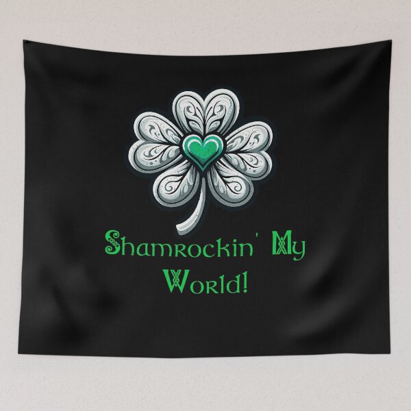 Item preview, St Patrick Day Shamrock Shamrockin My World!  designed and sold by Irbisinthebox.