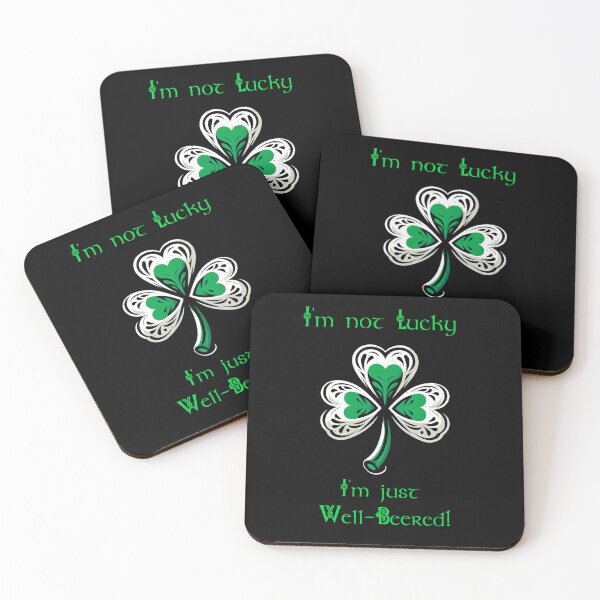 Item preview, St Patrick Day Shamrock I'm not Lucky, I'm just Well-Beered! designed and sold by Irbisinthebox.