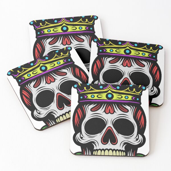 Item preview, tropical king's skull designed and sold by AdamMuranski.