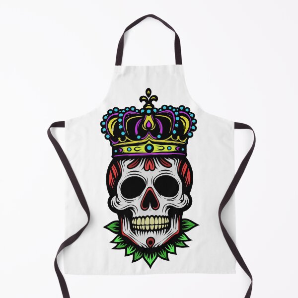 Item preview, tropical king's skull designed and sold by AdamMuranski.