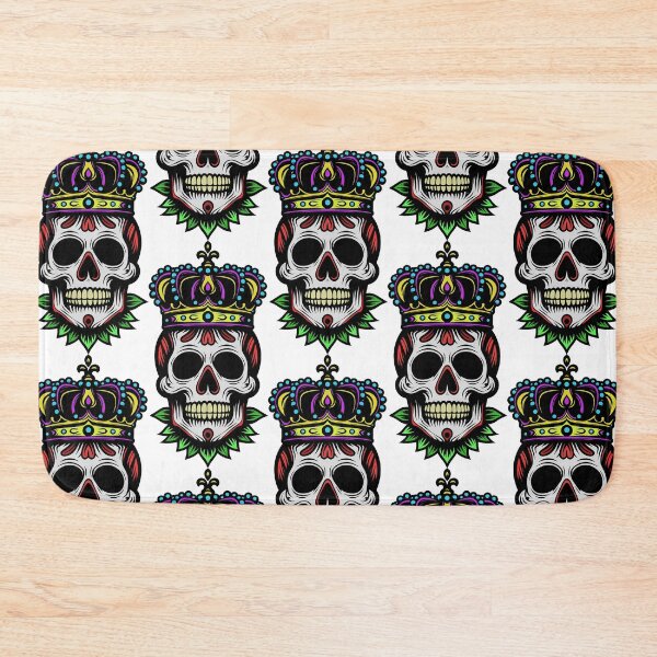 Item preview, tropical king's skull designed and sold by AdamMuranski.