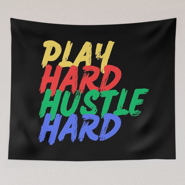 Item preview, Play Hard, Hustle Hard (Mood Colors) designed and sold by MoodThreads.
