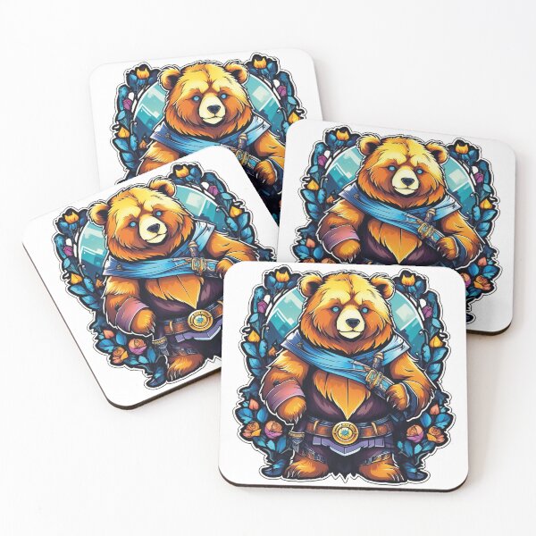 Item preview, Fantasy meets reality: The bold knight bear designed and sold by Ink-Kreativ.