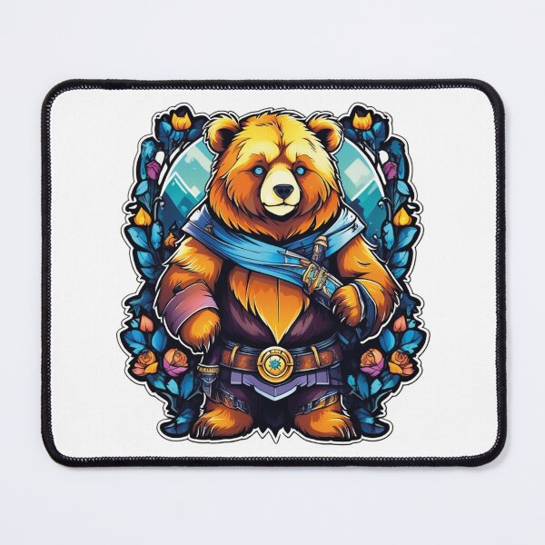 Item preview, Fantasy meets reality: The bold knight bear designed and sold by Ink-Kreativ.
