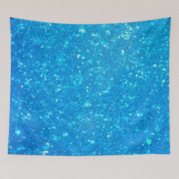 Item preview, Blue and white Textured Abstract Art designed and sold by Fantacaroo Designs.