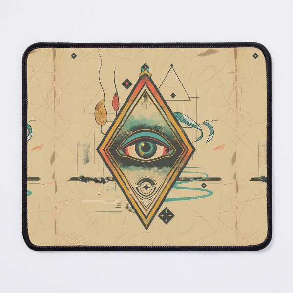 Item preview, Mystical All-Seeing Eye: Celestial Astrological Symbols designed and sold by Spirit47.