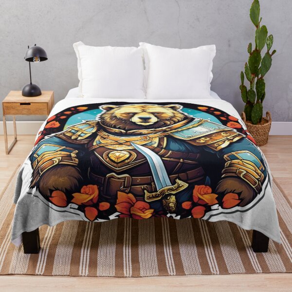 Item preview, Brave Bear: A Warrior in the Sea of Flowers designed and sold by Ink-Kreativ.