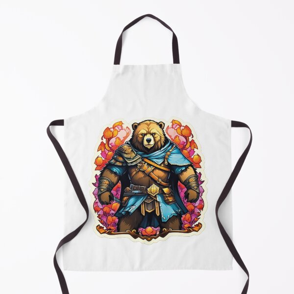 Item preview, Blooming Bravery: Un oso con armadura de caballero designed and sold by Ink-Kreativ.