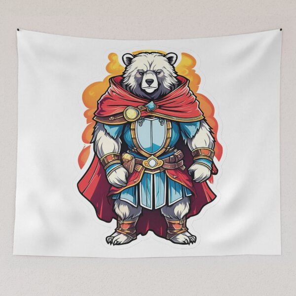 Item preview, Mystical Bear: A Hero of the Old World designed and sold by Ink-Kreativ.