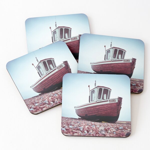 Item preview, Boat Resting on Pebbled Strand designed and sold by assaf.
