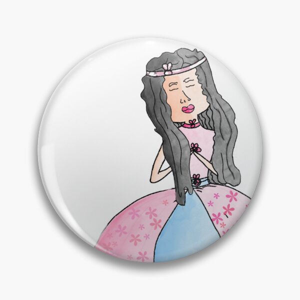 Item preview, Bailarina negra rosada, infantil  con trenzas, delicada designed and sold by DGFerredon.