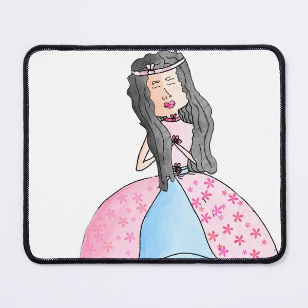 Item preview, Bailarina negra rosada, infantil con trenzas, delicada designed and sold by DGFerredon.